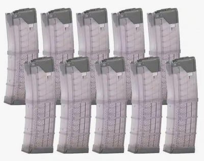 Lancer L5AWM AR-15 .223/5.56 30 Round Magazine - Translucent Smoke - (10 Pack) - $109.99 