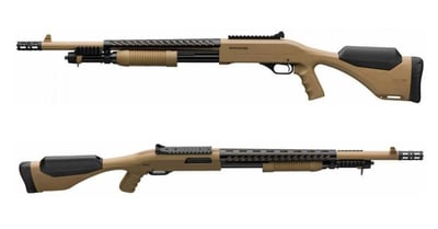 Winchester SXP Extreme Defender FDE 12 Ga 18" 3" 5+1 2.75" Shells Fixed w/Adjustable Comb, Pistol Grip Stock - $335.17 