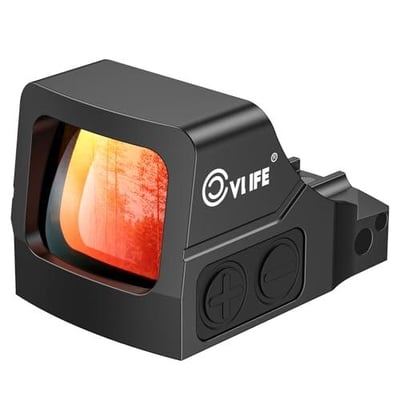 23% off CVLIFE WildHawk 2MOA & 32MOA Circle/3MOA Dot for RMS/RMSC, 3000G Shockproof Pistol Optic, Motion Awake Handgun Dot, 0.27" Thin Deck for Compact Pistol, with Adapter for RMR/MOS/Picatinny. w/code F7S4WKVJ - $92.39 + FREE Shipping
