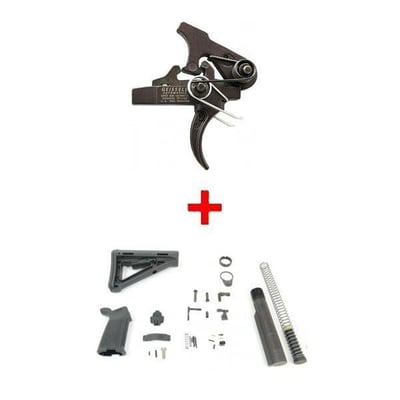 Geissele Super Semi-Automatic Enhanced (SSA-E) Trigger & PSA AR-15 MOE Lower Build Kit- Without FCG - $239.98
