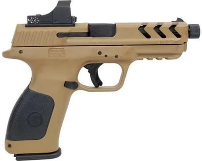 Girsan MC28SA 9mm 4.25" Threaded Barrel With Optic, Flat Dark Earth Polymer Frame, 15rd Mag - $392 