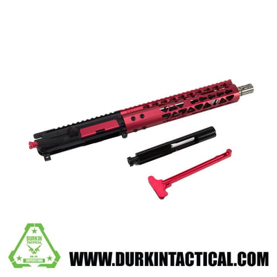 10.5″ .223/5.56 Complete Keymod Upper with Red Accessories - $175.99 with coupon code: 20OFF 