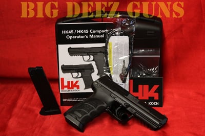 Heckler & Koch HK45 V1 DA SA SAFETY DECOCK 745001 45ACP 10 ROUND 2 MAGS NEW IN BOX - $579.99