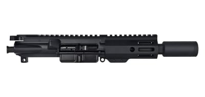 BG Complete 5" 5.56 1:5 Twist Upper Receiver Black Flash Can 4.25" M-LOK With BCG & CH - $205.46 