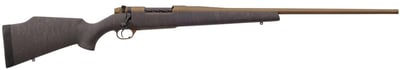WEATHERBY Mark V Weathermark 300 Wby Mag 26" 3rd Bolt Rifle - Burnt Bronze / Black - $1396.01 (Add To Cart) (Free S/H on Firearms)