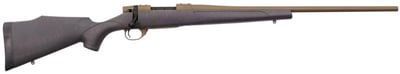 WEATHERBY Vanguard Weatherguard 243 Win 24" 5rd Bolt Rifle w/ Threaded Barrel - Grey / Burnt Bronze - $657.19 (Free S/H on Firearms)