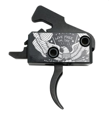 RISE ARMAMENT - AR-15 RA-140 SST Live Free or Die Trigger Curved - $89.99 
