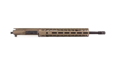 Aero Precision M4E1 Complete Upper Receiver 5.56 Mid Barrel EM-12 HG, No BCG/Charging Handle, Gen 2, FDE Cerakote, 16in - $409.27 (Free S/H over $49 + Get 2% back from your order in OP Bucks)