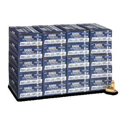  Fiocchi Pistol Shooting Dynamics, 9mm, FMJ, 115 Grain, 1000 Rounds - $230.84  (Free Shipping over $99)