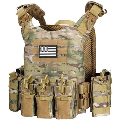 CVLIFE Quick Release Vest with Molle Webbing System Adjustable Shoulder Pad and Belt - $42.69 w/code "LZY86R9B" + FREE Shipping