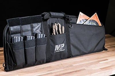 SMITH & WESSON M&P Duty Series Padded Gun Case with Ballistic Fabric Construction External Pockets - $30.79 + FREE Shipping