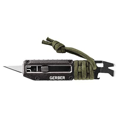 Gerber Gear Prybrid X EDC Multitool Pocket Utility Knife - Razor Knife with Retractable Hobby Blade and Pry Bar - Green - $14 + FREE Shipping
