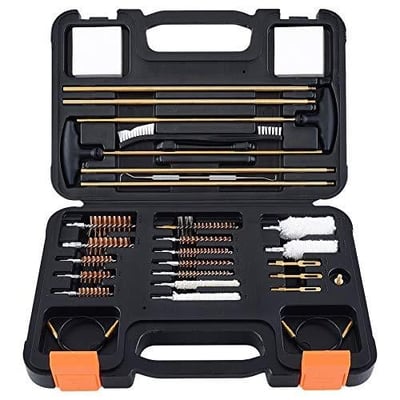 Raiseek Gun Cleaning Kit with Carrying Case .22 .243 .270 .30 20GA 12GA .357 .40 .45 - $17.59 After Code “O9ZFMLCU” (Free S/H over $25)