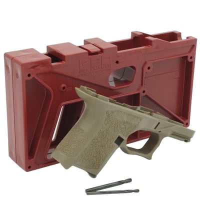 POLYMER80 80% - Pistol Frame Kit - Compact Size g26/g27 p80-pf940sc-tan - tan + jig - $99.99