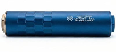 HI-POINT Hush Point 45/9 Suppressor, Monocore – Hard Anodized, 1/2X28 & .578X28 Direct Thread Base - $313.99 