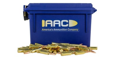 AAC 6.5 Creedmoor Ammo 140 Grain FMJ 200RD With AAC Blue 30 Cal Ammo Can - $169.99