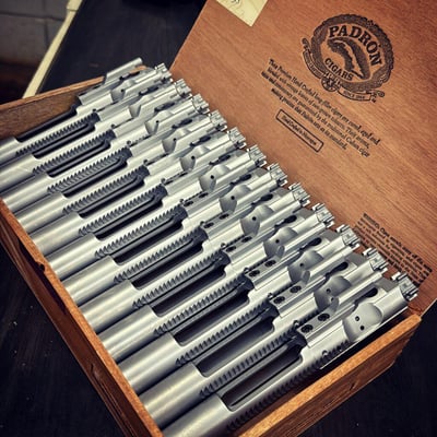 “Blem” Microbest M16 Full Chrome Bolt Carrier Group - MPI , HPT , OCKS, Sprinco, Phos Extractor - $119  (Free Shipping over $500)