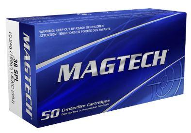 Magtech 38 Special 158 Gr Lead – SWC 50 Rd 20 BX/CS - $19.50 
