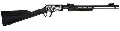 Rossi Gallery 22LR 18" 15rd Pump Rifle w/ Fiber Optic Sights US Flag Engraving - $249.99