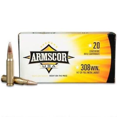 Armscor 308 Winchester FMJ FAC3081N 20RDS - $16.99  ($7.99 Shipping On Firearms)