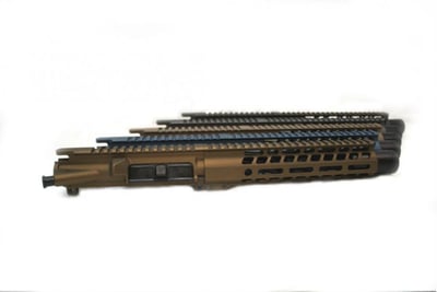 7.5" 5.56 Upper with 9" Ghost Rail & Flash Can Black - $289