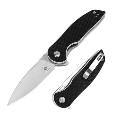 Kizer Sidekick EDC Pocket Knife, 2.87 Inches 9Cr18MoV Steel Blade Folding Knife, Hunting Knife with Black G10 Handle - $27 + FREE Shipping