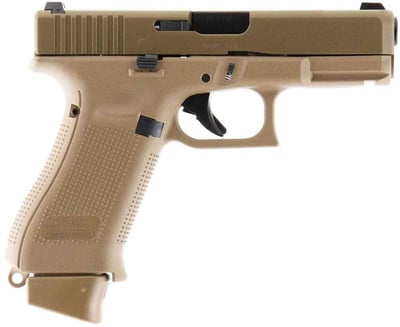Glock G19X G5 9mm 4.2" 17rd Pistol w/ Night Sights - Qualified Professionals Only - $580.99 (FREE Shipping on Firearms)