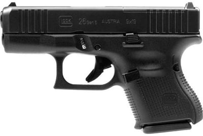 Glock 26 Gen5 MOS 9mm 3.43" Barrel 10-Rounds - $620 
