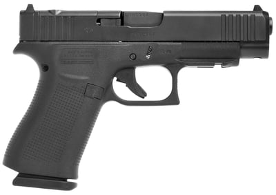 Glock G48 Compact MOS 9mm 4.17" barrel 10rd Optic Ready Serrated Black nDLC Steel - $629.99