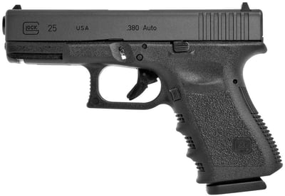 Glock G25 G3 .380 ACP 4" barrel 15 Rnds Black - $499