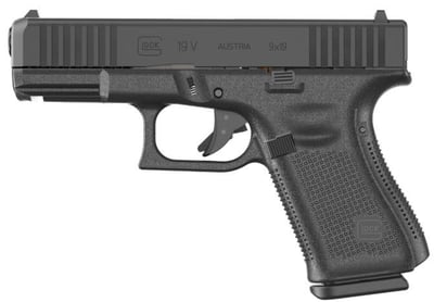 Glock G19 V 9mm 4.02" barrel 15rd Black - $484.50 