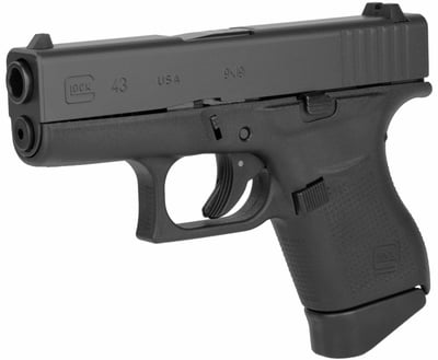 Glock 43 9mm 3.4" Barrel 6-Rounds Includes 2 Magazines - $409.99 (Email Price)