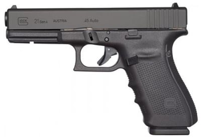 Glock G21 G4 .45 ACP 4.61" barrel Low Capacity 10 Rnds Black - $529 