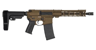 CMMG Banshee Mk4 5.5mm AR Pistol with 10.5 Inch Barrel and Midnight Bronze Cerakote Finish - $1154.96 