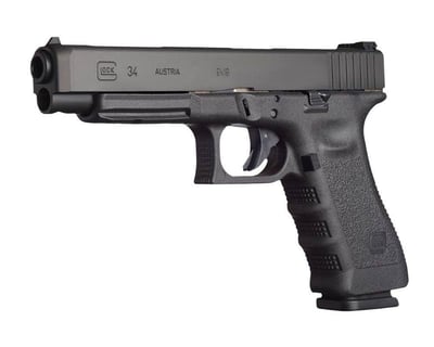 Glock 34 Gen 3 9mm Pistol 5.31" Barrel 17+1rd Black - $469.99 