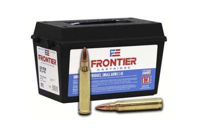 Hornady Frontier 223 Remington Ammunition 55 Grain Full Metal Jacket Rifle Ammo - 200 Round Ammo Can - $79.95 
