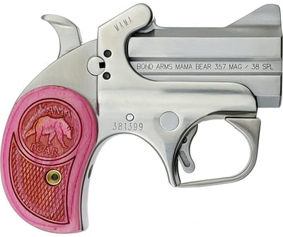 Bond Arms BAMB Mama Bear 357 Mag/38 Special357 Mag 2.50" 2 Round Stainless Steel - $406.26 
