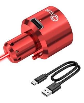 40% off CVLIFE Rechargeable Green/Red Laser Bore Sight Magnetic Bore Sight Laser for Multiple Calibers Professional Boresighter with Magnetic Connection w/code SXJBDE5T - $21.89 + FREE Shipping
