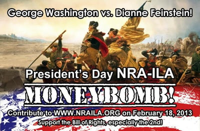 Moneybomb the NRA-ILA on President's Day February 18th! - $10