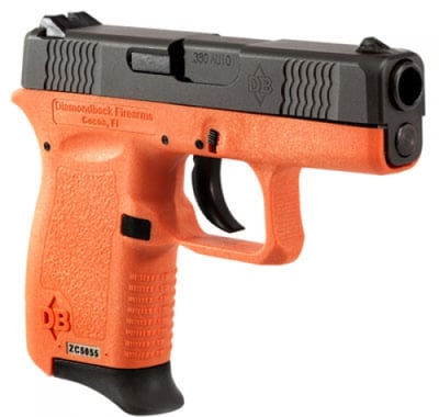 Diamondback Firearms Db380ho 380 Acp 2.8" 6+1 Orange Poly Gr - $309