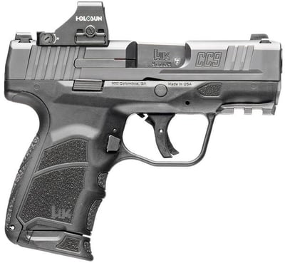 HK CC9 9mm Luger 3.32" Barrel, Optic Ready w/ Holosun 407K, 2x 10rd Mags, Black Grip - $929 (Free S/H)