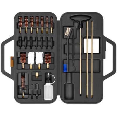 Gun Cleaning Kit Universal for Pistol Rifle Handgun Shotgun Cleaning Kit with All Brass High-end Brushes and Brass Rods,Gun Accessories for Men - $21.59 After Code “LNRZQP9L” (20%OFF) + FREE Shipping