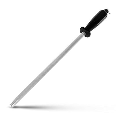 Professional Carbon Steel Black Knife Sharpening Steel, Black 12 Inch - $12.99 + FREE Shipping