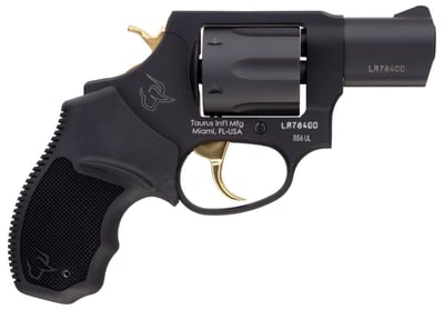 Taurus 2856021ULGLD 856 38 Special 6 Round 2" Black Aluminum, Black Rubber Grip - $302.84