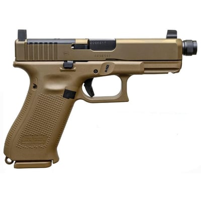 GLOCK 19X MOS 9mm 4.52" Threaded Barrel 19 Rounds Coyote - $682.99  ($10 S/H on Firearms)
