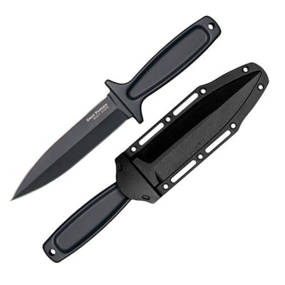 Cold Steel Drop Forged Boot 5" 52100 High-Carbon Steel Spear Point Fixed Blade EDC Concealed Carry Tactical Outdoor Hunting Knife, 4" Ergonomic Handle, Resistant Secure-Ex Sheath - $34.80 + FREE Shipping