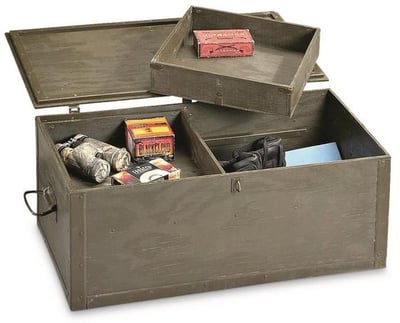 U.S. Military Surplus Footlocker, Like New - $134.99