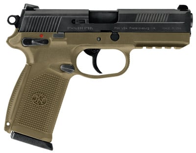 FN FNX USG 45ACP 15RD FDE POLY 3MAGS [FN66964] - $610.19 (Free S/H on Firearms)