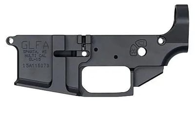 Great Lakes AR-15 Stripped Lower Receiver Multi-Cal Aluminum Black - $42.61 (Add To Cart)