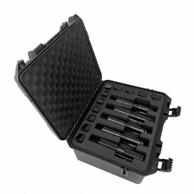 Duomaiyoyo TSA Approved Pistol Case Waterproof IP68 - Hard Travel Gun Storage for 5 Handguns & 11 Mags with Custom Foam - $49.99 + FREE Shipping